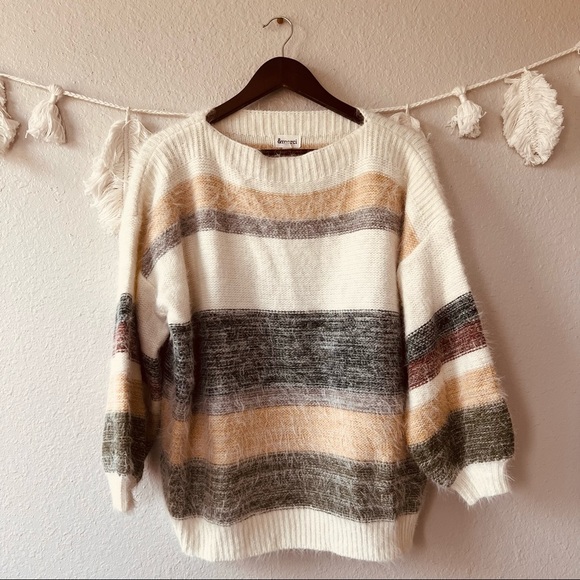 &Merci Sweaters - &Merci | Mohair Striped Sweater